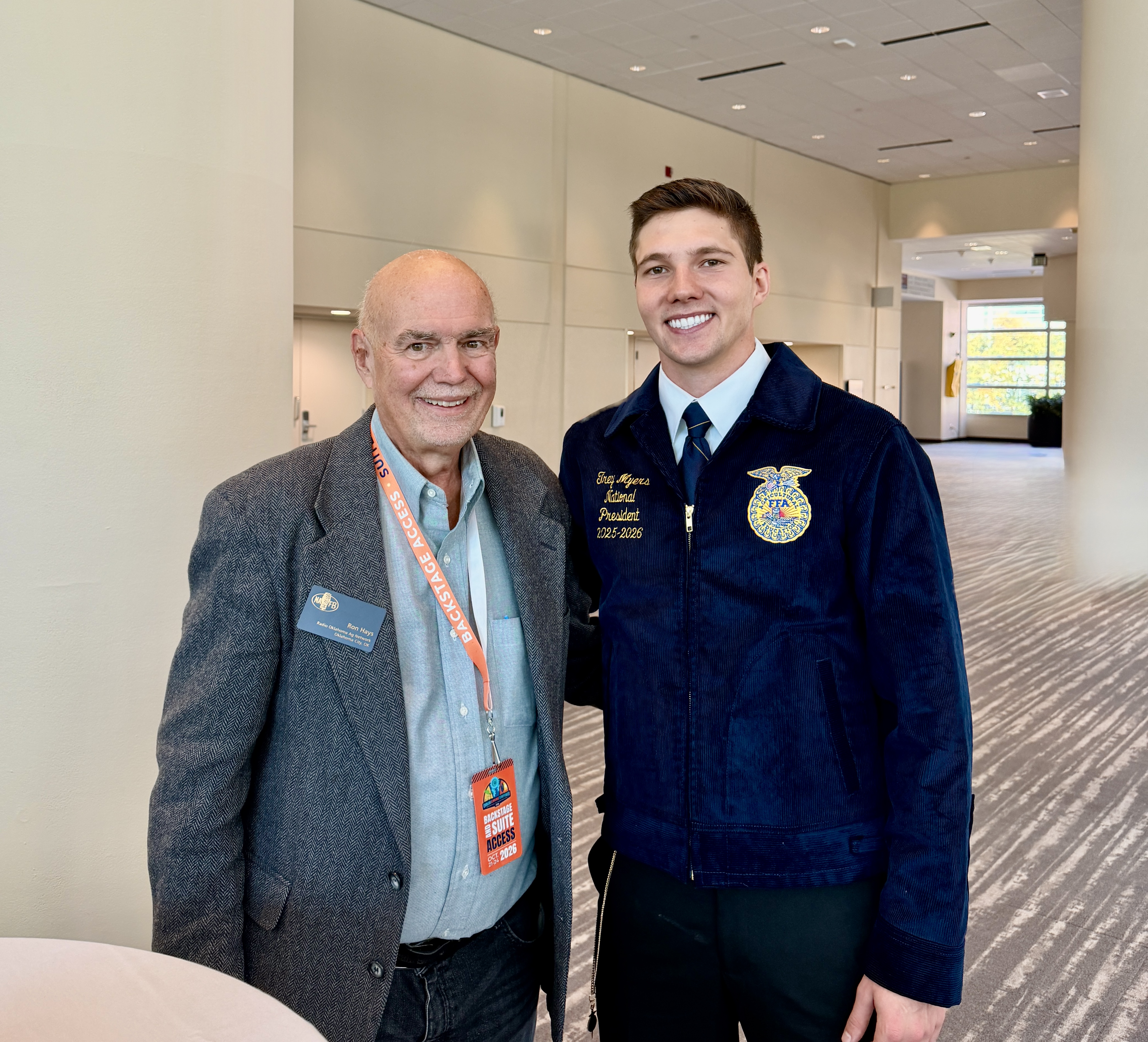 Trey Myers and Ron Hays in Indianapolis