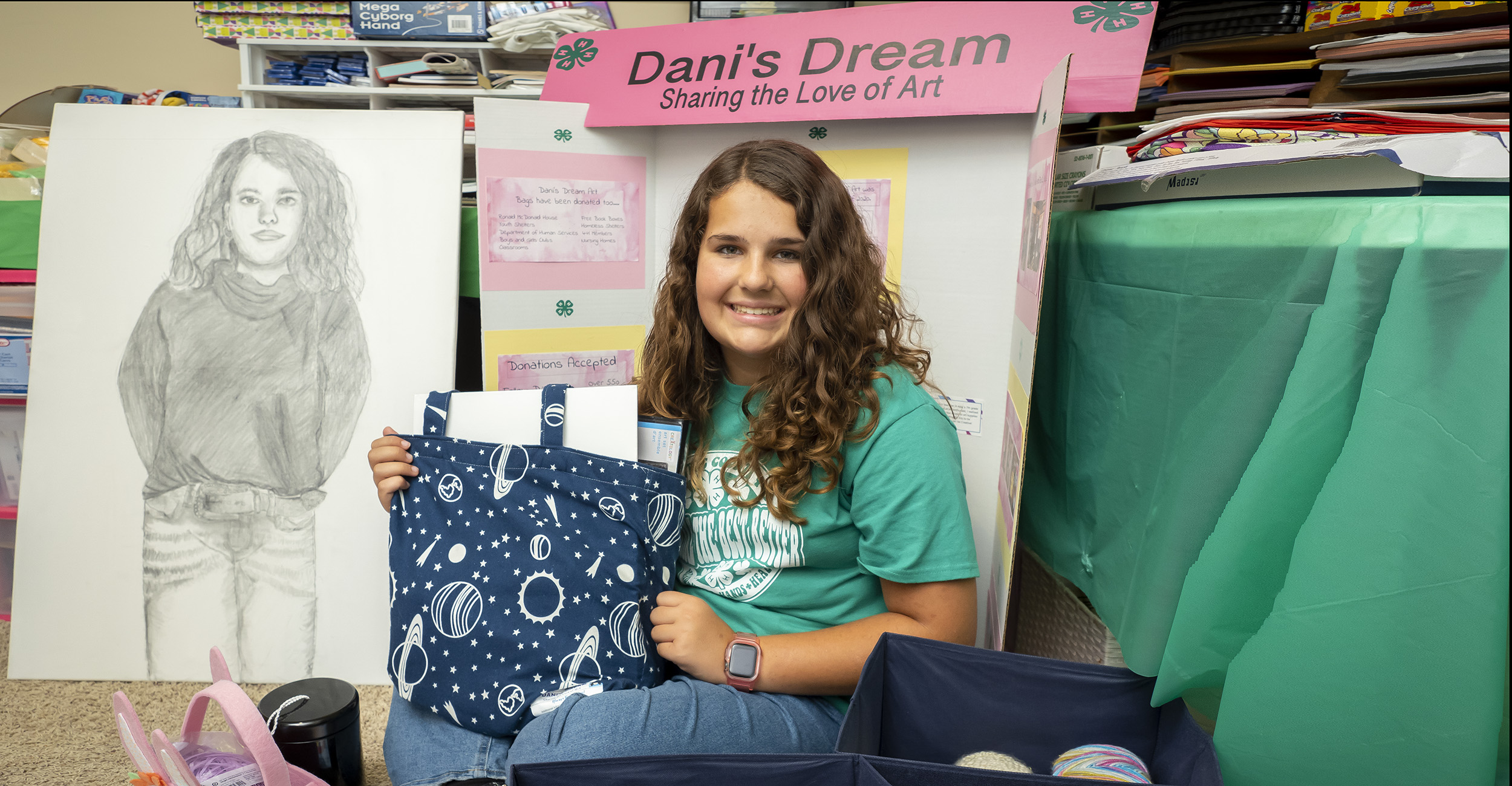 Dani's Dream Art Project Brings Joy to Children