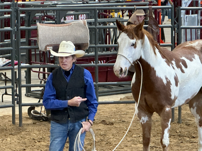 Horse Trainer Craig Cameron at Tulsa Farm Show
