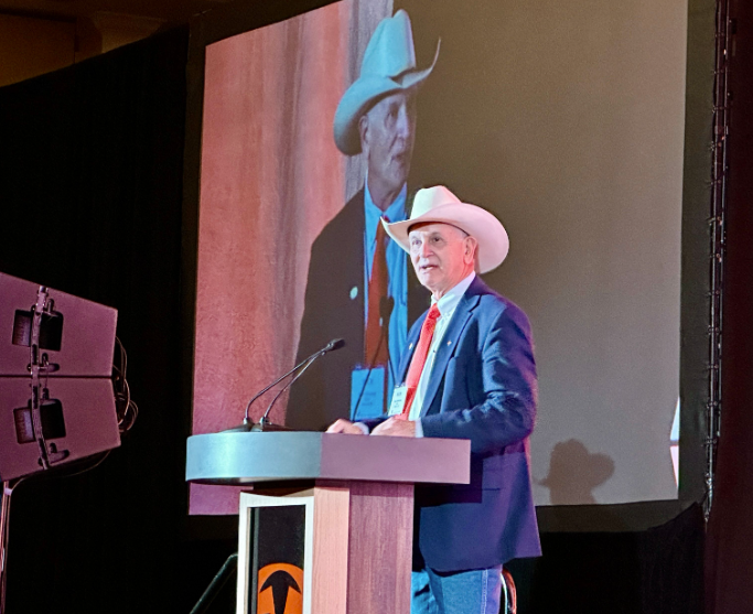NCBA President Buck Wehrbein in Ft Worth for TCFA Convention