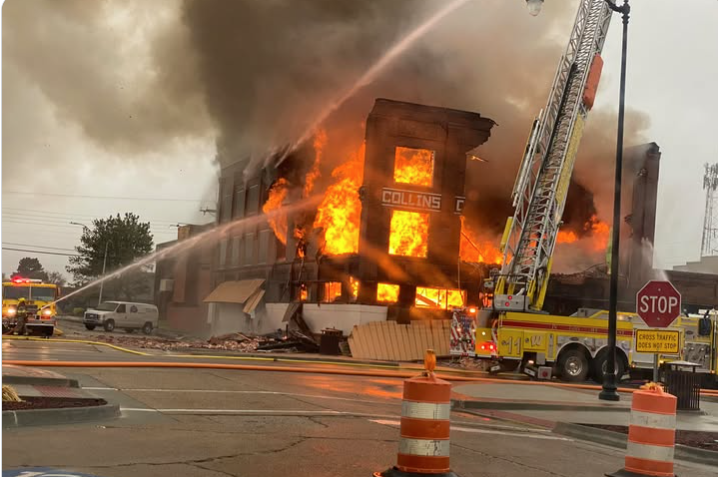 Woodward mainstreet fire