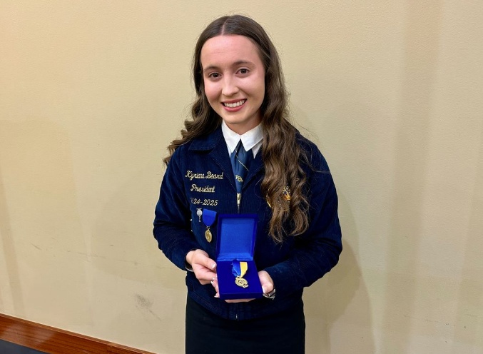 Kyriana Beard wins FFA honor for equine research
