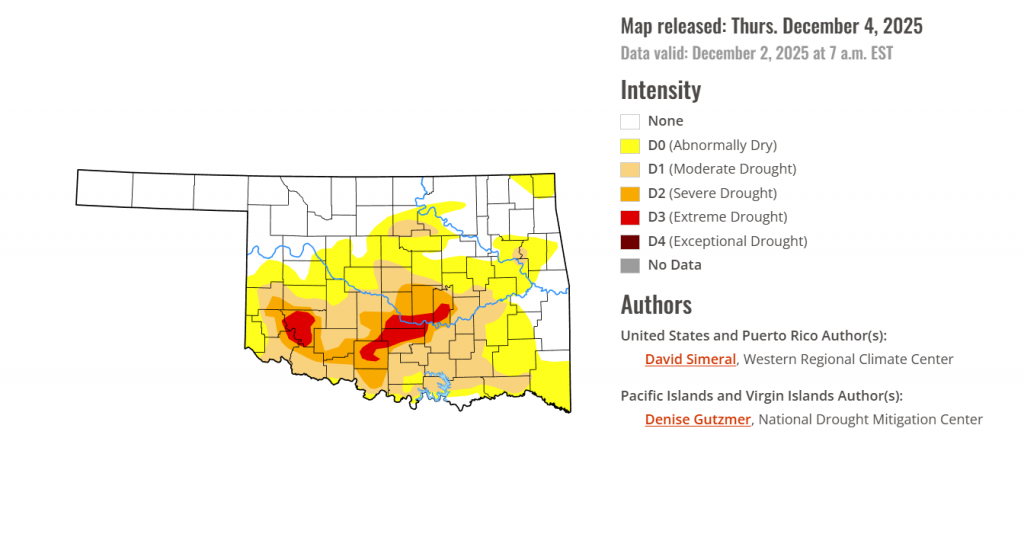 oklahoma drought monitor 