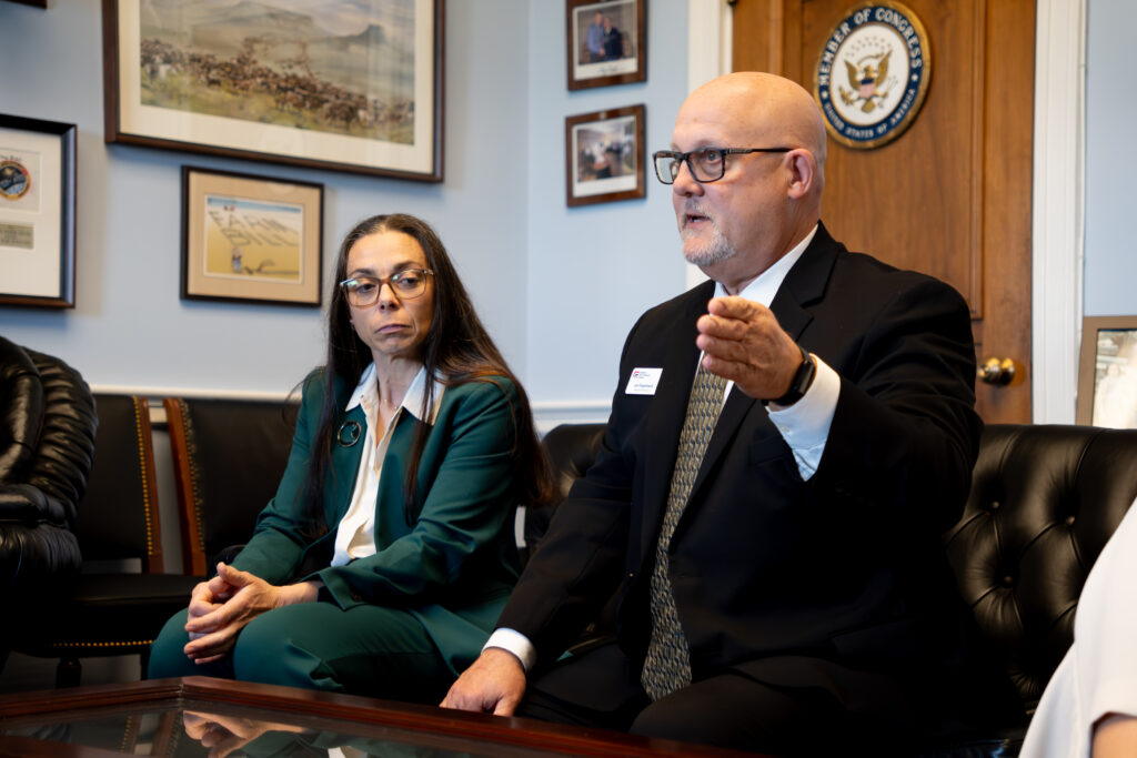 OkPOrk Leader and member of the National Board of Directors for the NPPC Joe Popplewell in Washington 