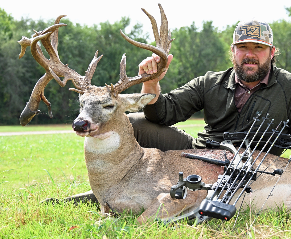 man with big deer