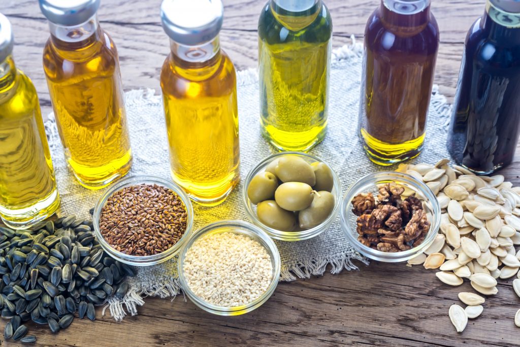 oils in bottles